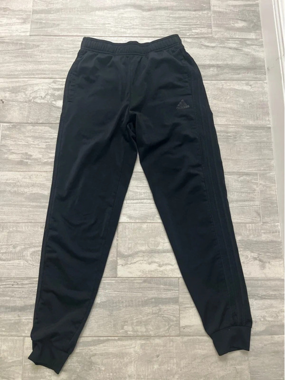 Adidas Black 3 Stripe Unisex Jogger